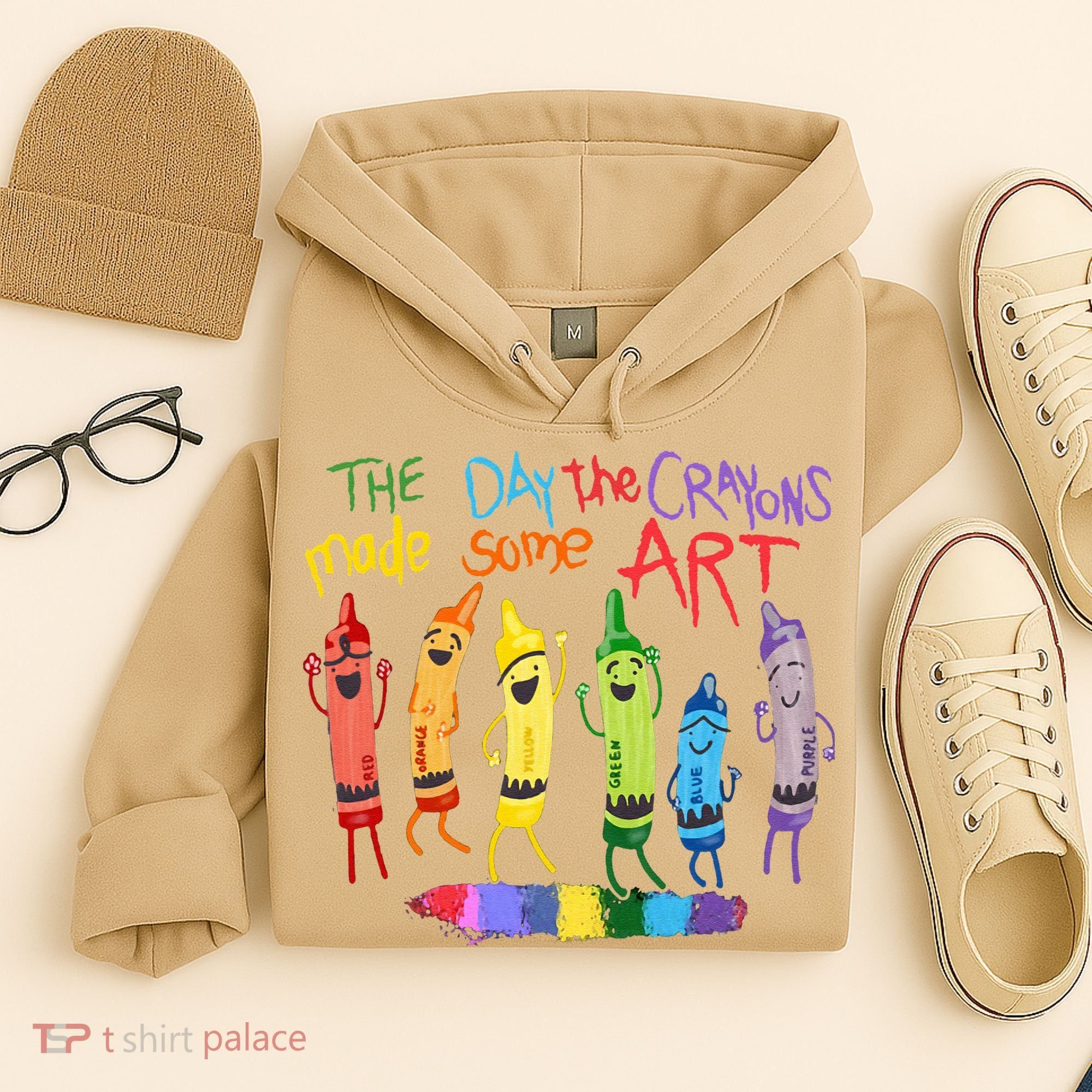 The Day The Crayons Made Some ART Teacher Art Hoodie