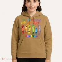 The Day The Crayons Made Some ART Teacher Art Hoodie thumb 5