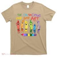 The Day The Crayons Made Some ART Teacher Art T-Shirt thumb 0