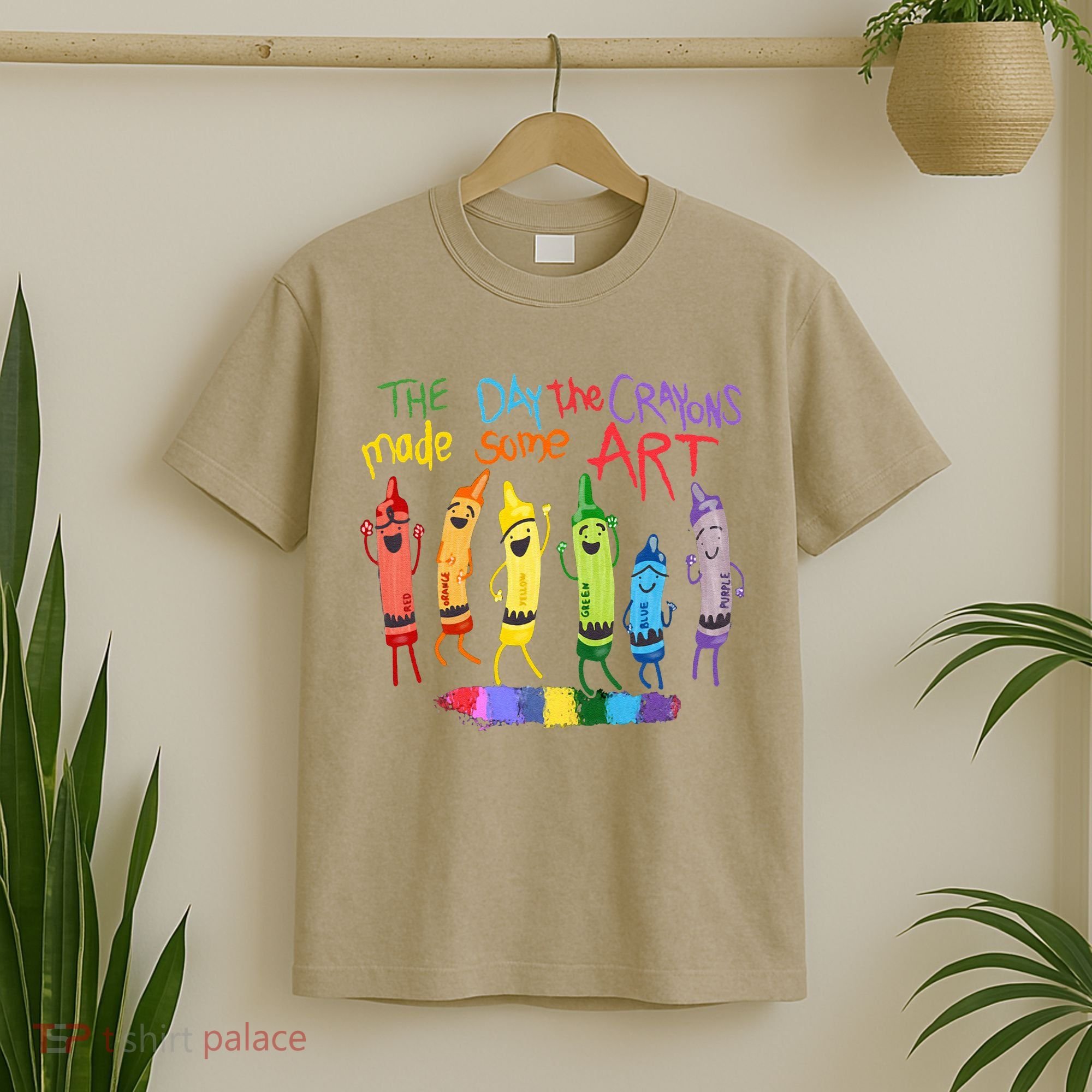 The Day The Crayons Made Some ART Teacher Art T-Shirt