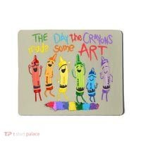 The Day The Crayons Made Some ART Teacher Art Mousepad thumb 0