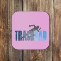 Track Dad Track Field Runner Cross Country Running Father Coaster thumb 0