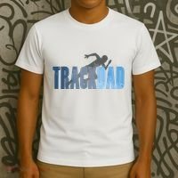 Track Dad Track Field Runner Cross Country Running Father T-Shirt thumb 3