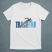 Track Dad Track Field Runner Cross Country Running Father T-Shirt thumb 5