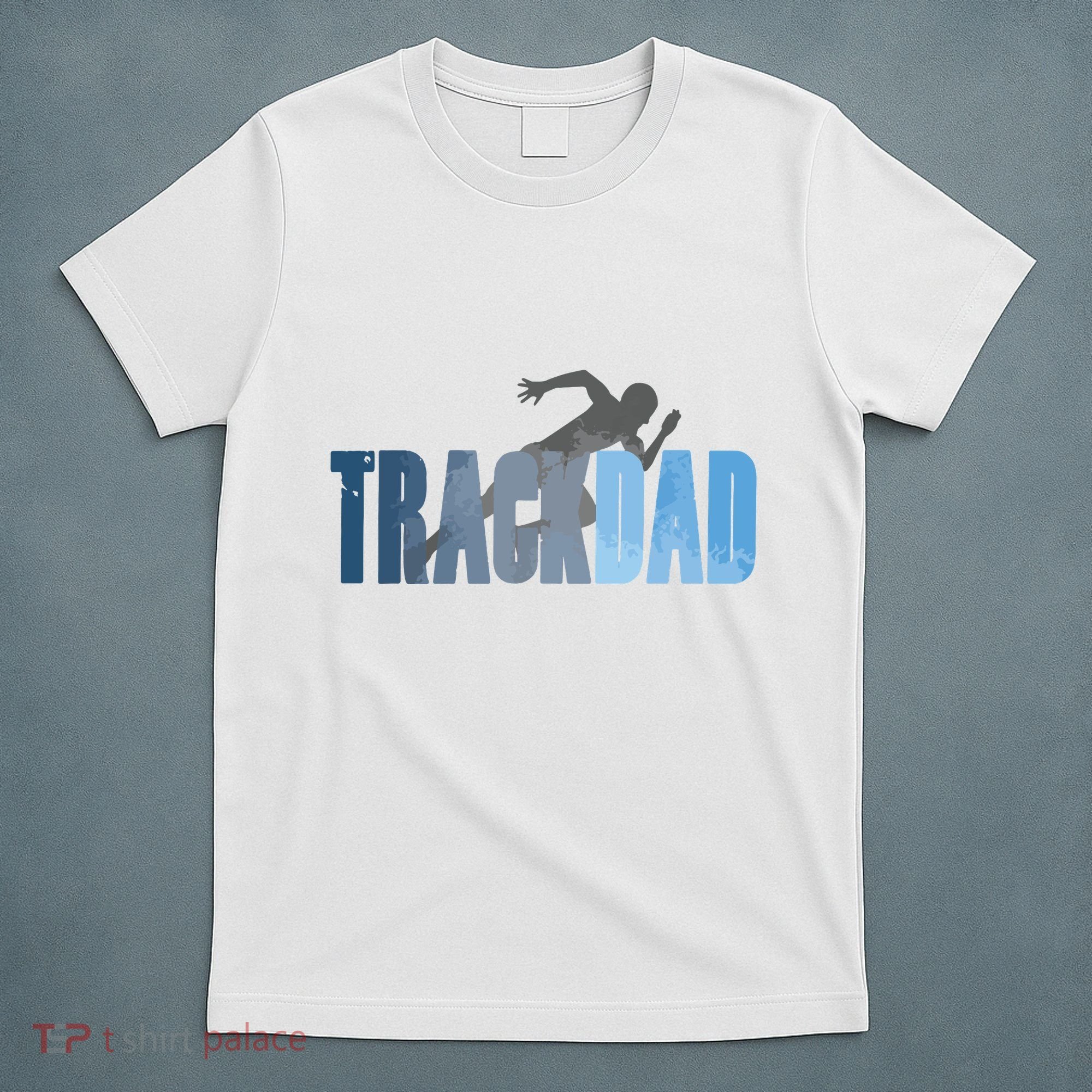 Track Dad Track Field Runner Cross Country Running Father T-Shirt