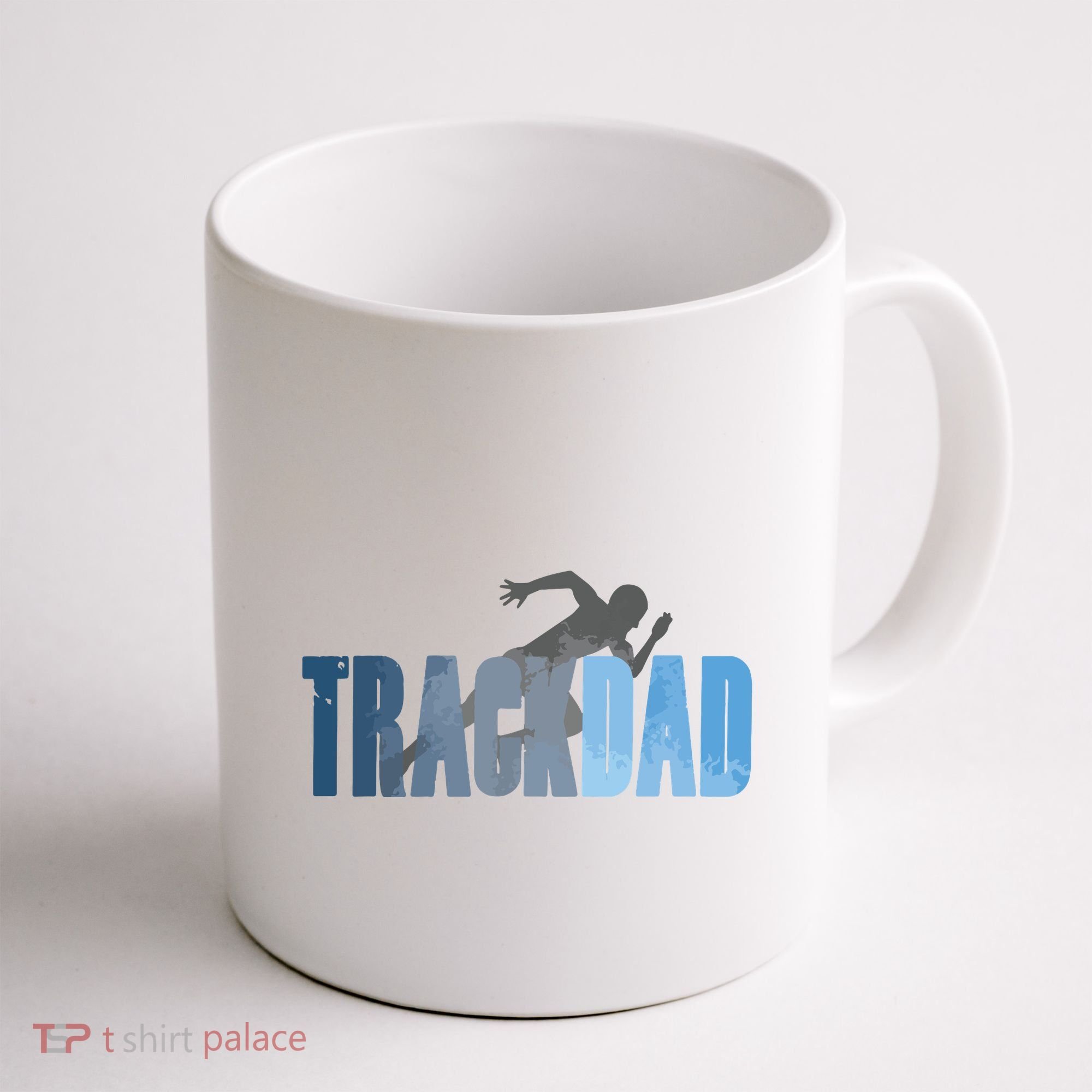 Track Dad Track Field Runner Cross Country Running Father Coffee Mug