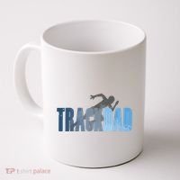 Track Dad Track Field Runner Cross Country Running Father Coffee Mug thumb 0