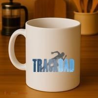 Track Dad Track Field Runner Cross Country Running Father Coffee Mug thumb 4