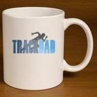 Track Dad Track Field Runner Cross Country Running Father 11oz C Handle Ceramic Mug thumb 3