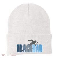 Track Dad Track Field Runner Cross Country Running Father Beanie thumb 0