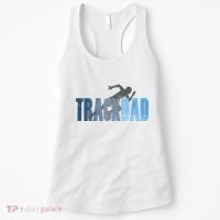 Track Dad Track Field Runner Cross Country Running Father Women's Tank Top thumb 0