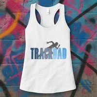 Track Dad Track Field Runner Cross Country Running Father Women's Tank Top thumb 3