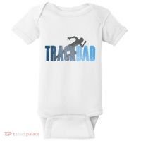 Track Dad Track Field Runner Cross Country Running Father Baby Bodysuit thumb 0