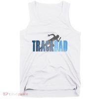 Track Dad Track Field Runner Cross Country Running Father Tank Top thumb 0