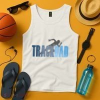 Track Dad Track Field Runner Cross Country Running Father Tank Top thumb 4