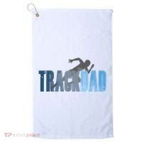 Track Dad Track Field Runner Cross Country Running Father Golf Towel thumb 0