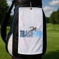 Track Dad Track Field Runner Cross Country Running Father Golf Towel thumb 2
