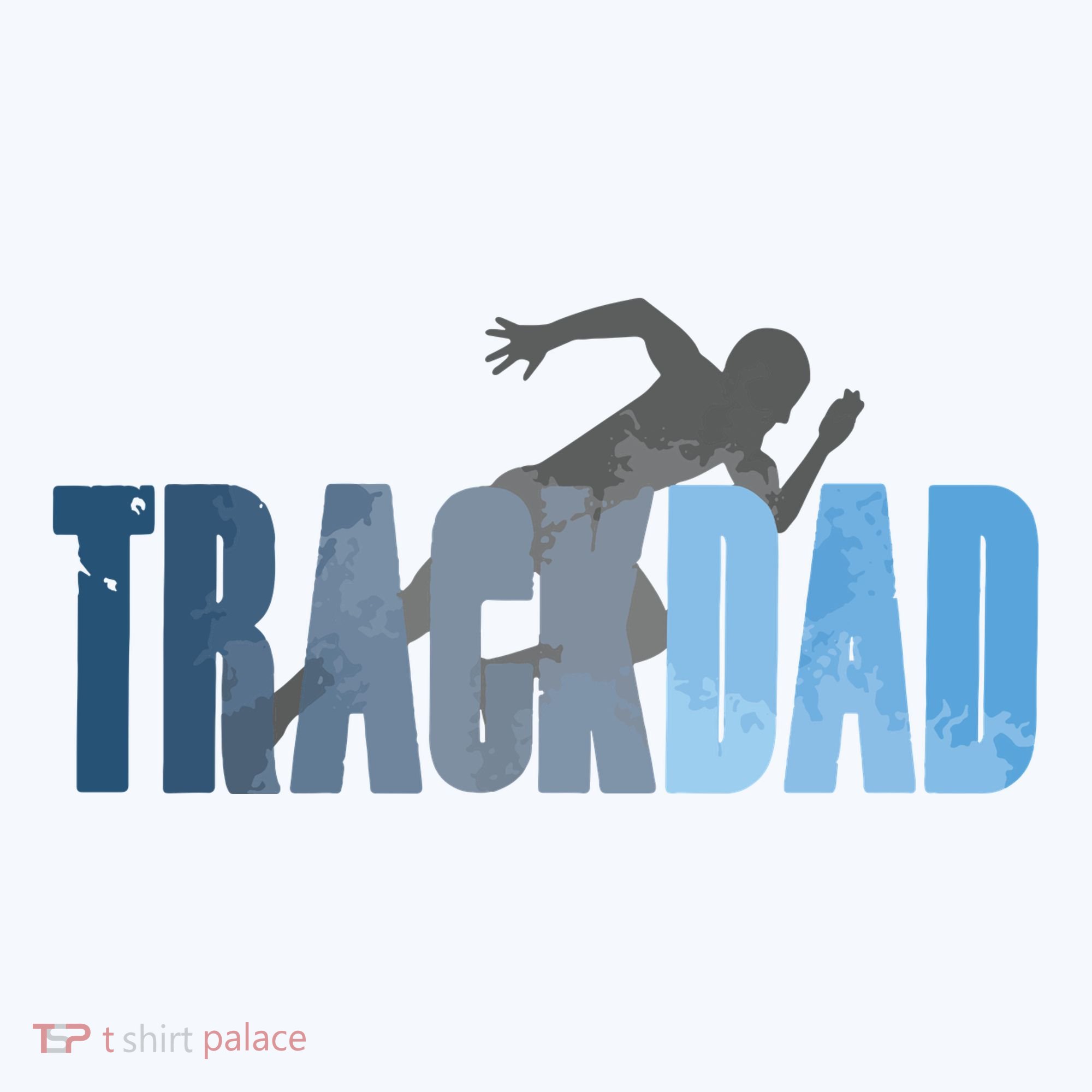 Track Dad Track Field Runner Cross Country Running Father Toddler T-Shirt