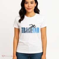 Track Dad Track Field Runner Cross Country Running Father Women's T-Shirt thumb 4