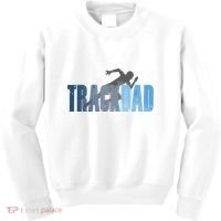 Track Dad Track Field Runner Cross Country Running Father Kids Sweatshirt thumb 0