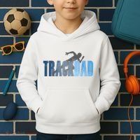 Track Dad Track Field Runner Cross Country Running Father Kids Hoodie thumb 2