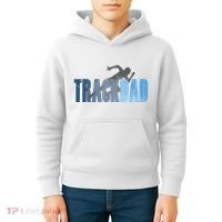 Track Dad Track Field Runner Cross Country Running Father Kids Hoodie thumb 4