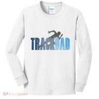 Track Dad Track Field Runner Cross Country Running Father Kids Long Sleeve Shirt thumb 0