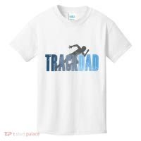 Track Dad Track Field Runner Cross Country Running Father Kids T-Shirt thumb 0