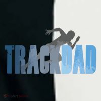 Track Dad Track Field Runner Cross Country Running Father Women's Tri-Blend 3/4-Sleeve Raglan Shirt thumb 4