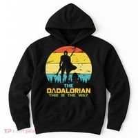 The Dadalorian This Is The Way Funny Dad Movie Spoof Hoodie thumb 0