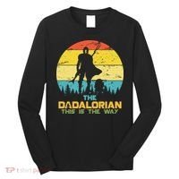 The Dadalorian This Is The Way Funny Dad Movie Spoof Long Sleeve Shirt thumb 0