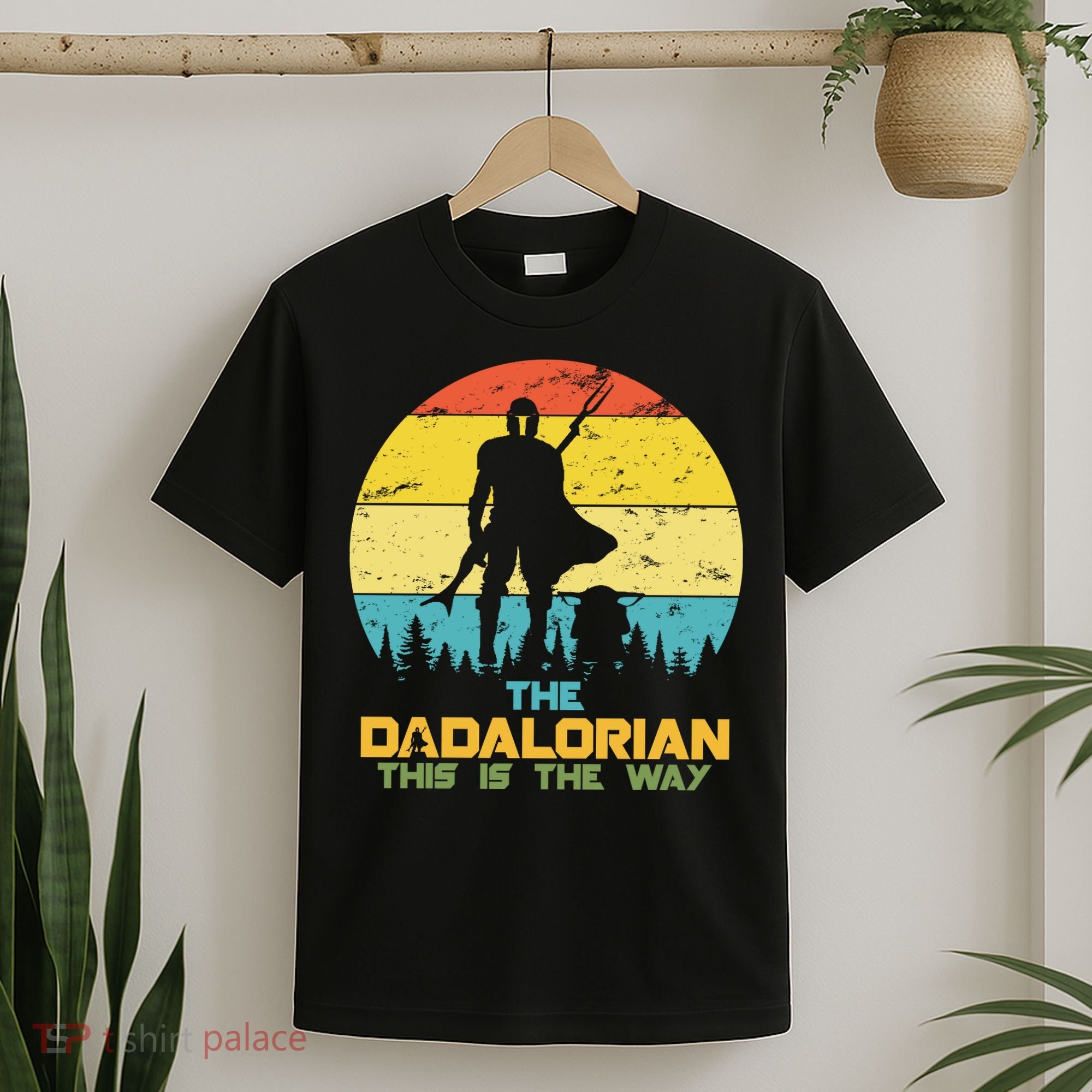 The Dadalorian This Is The Way Funny Dad Movie Spoof T-Shirt