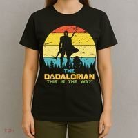 The Dadalorian This Is The Way Funny Dad Movie Spoof T-Shirt thumb 4