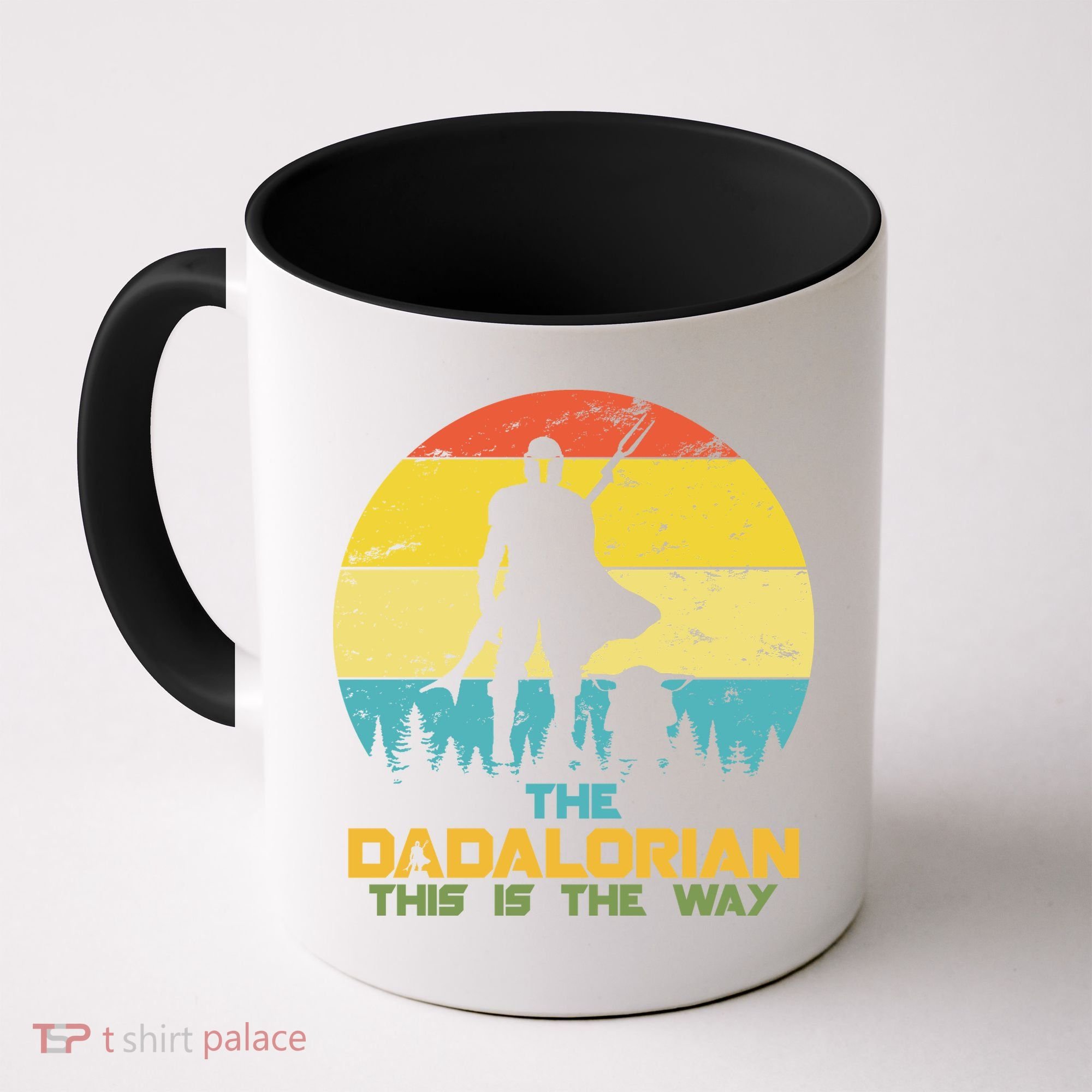 The Dadalorian This Is The Way Funny Dad Movie Spoof Coffee Mug