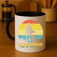 The Dadalorian This Is The Way Funny Dad Movie Spoof Coffee Mug thumb 4