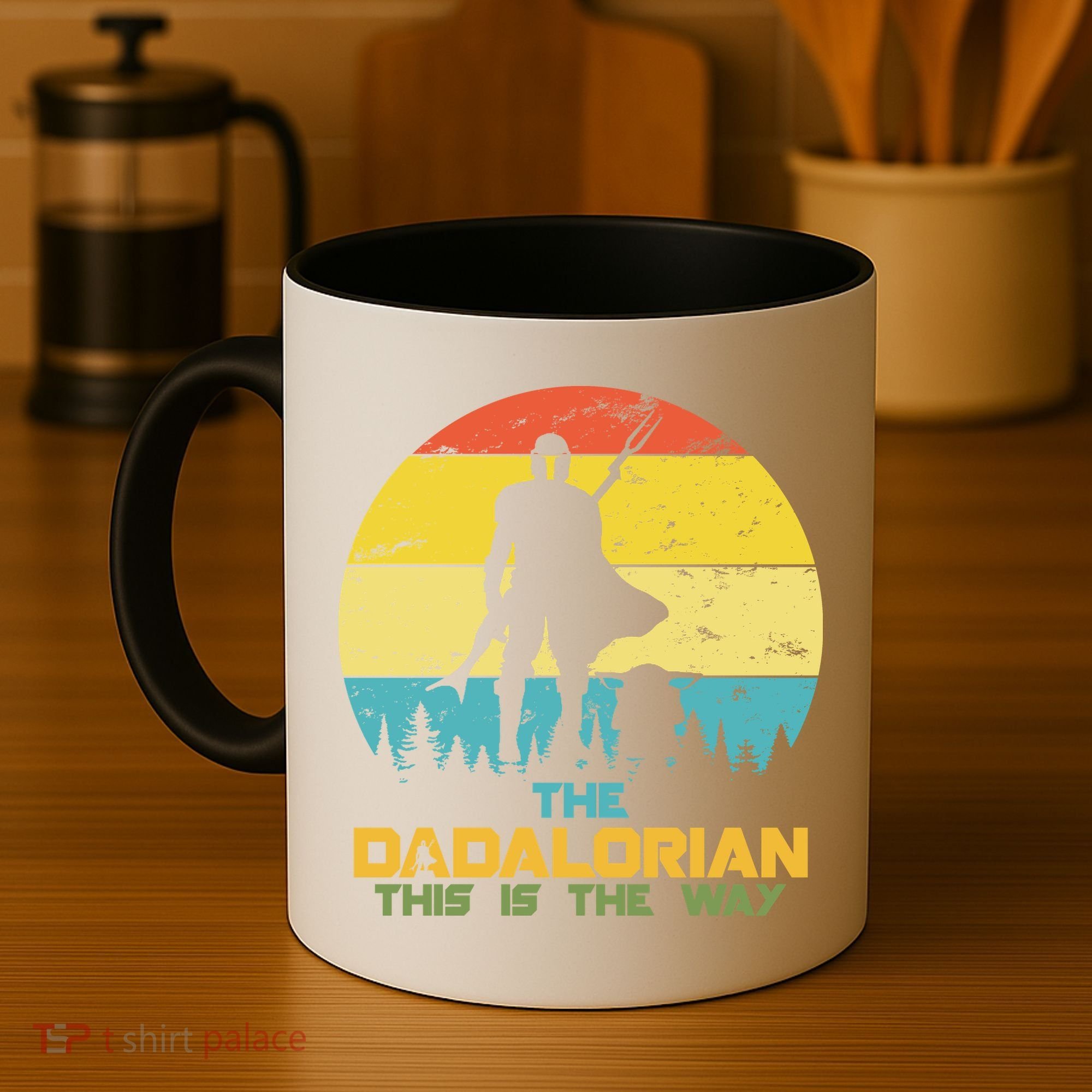 The Dadalorian This Is The Way Funny Dad Movie Spoof Coffee Mug
