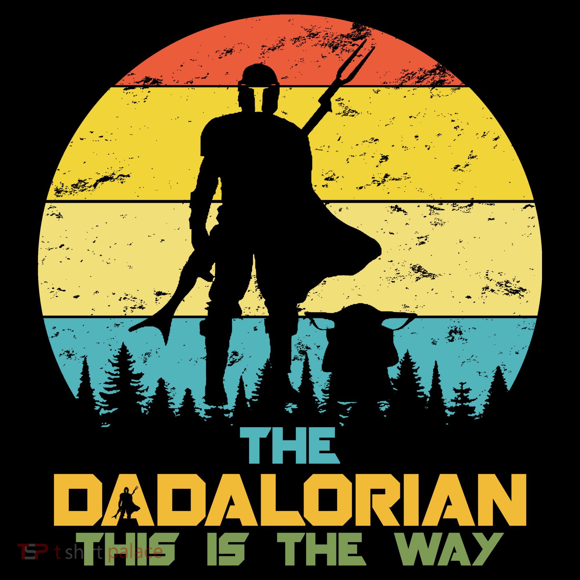 The Dadalorian This Is The Way Funny Dad Movie Spoof Coffee Mug