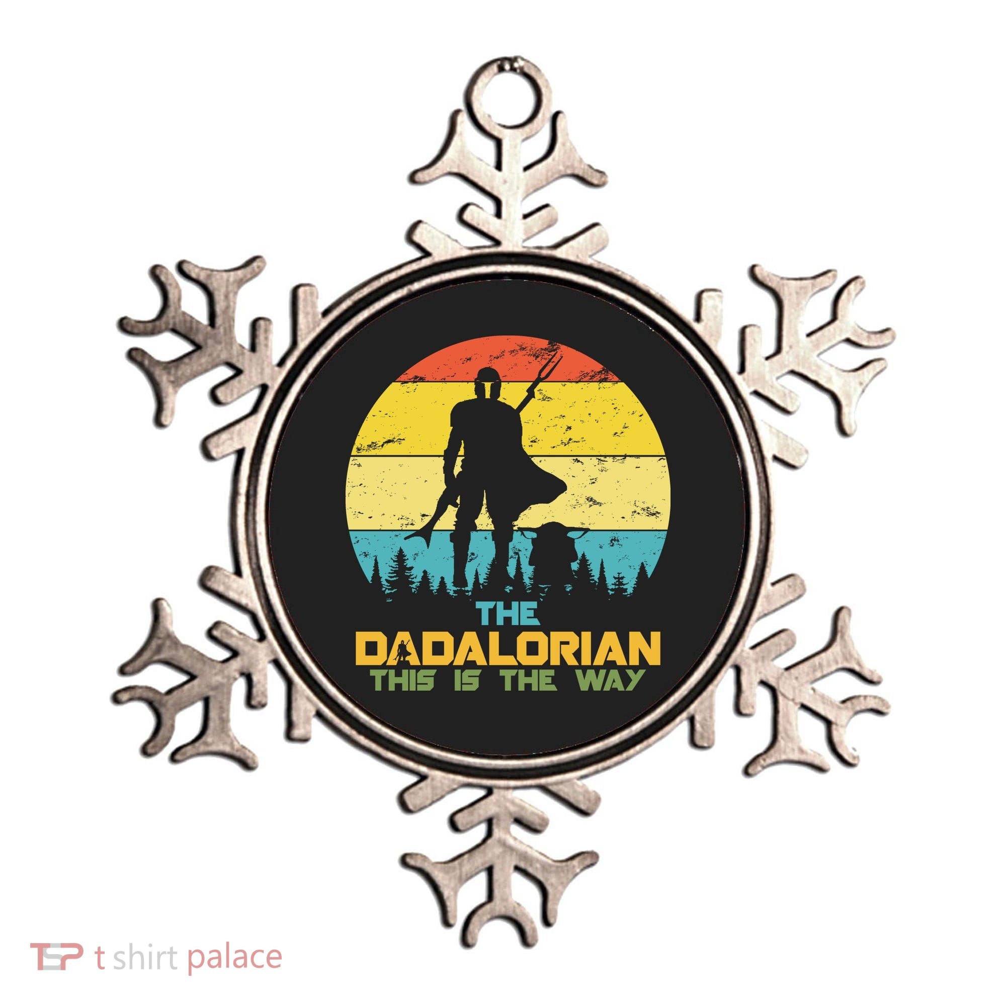 The Dadalorian This Is The Way Funny Dad Movie Spoof Ornament