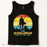 The Dadalorian This Is The Way Funny Dad Movie Spoof Tank Top thumb 2