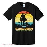 The Dadalorian This Is The Way Funny Dad Movie Spoof Kids T-Shirt thumb 0