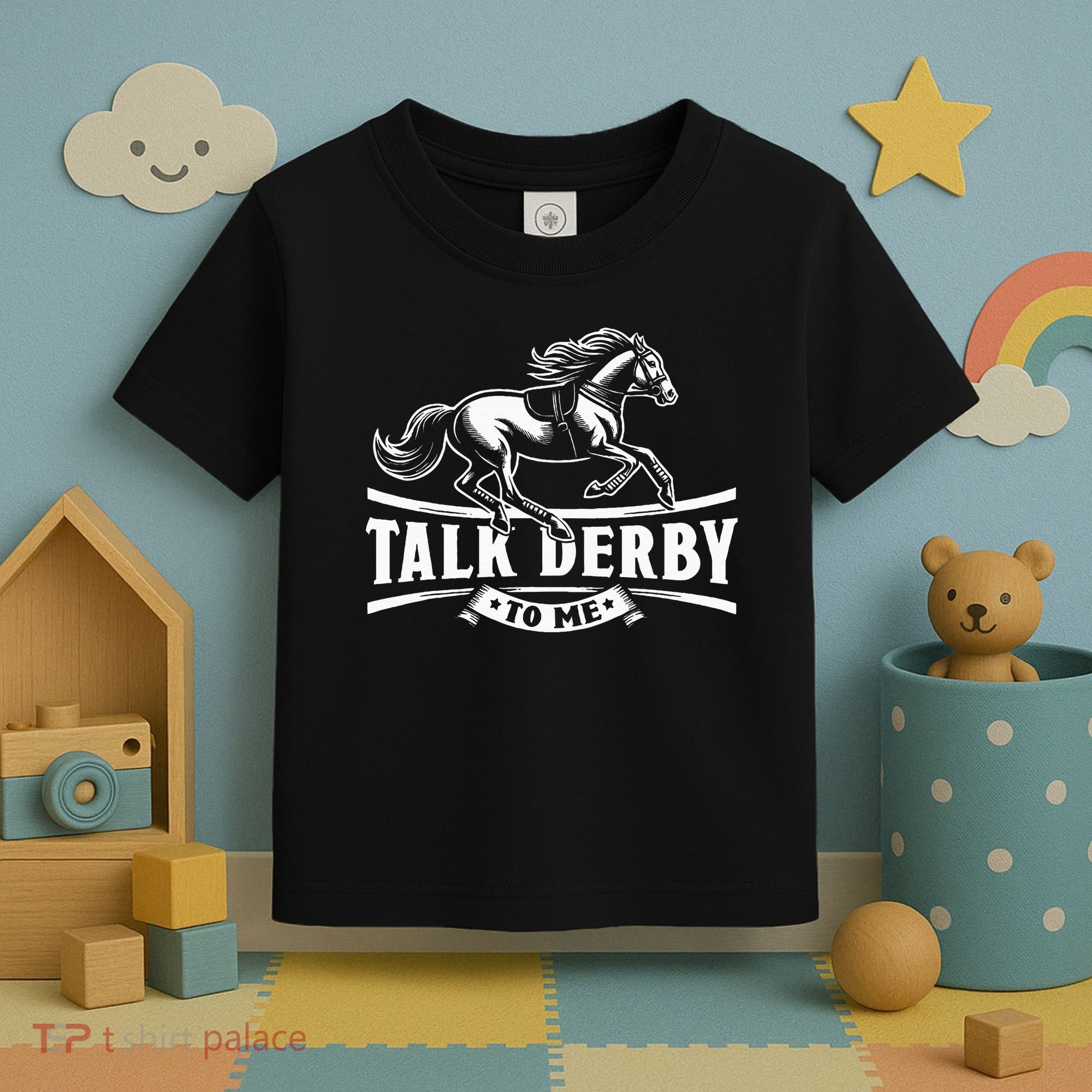 Talk Derby To Me Horse Racing Talk Derby To Me Toddler T-Shirt