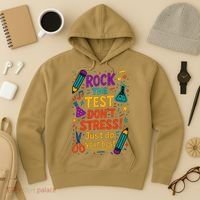 Testing Day Teacher Rock The Test Dont Stress Do Your Best Hoodie thumb 3