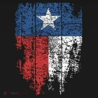 Texas Distressed Texas State Flag Doggie Tank thumb 4