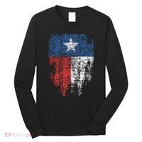 Texas Distressed Texas State Flag Long Sleeve Shirt thumb 0
