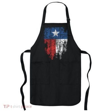 Texas Distressed Texas State Flag Apron