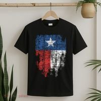 Texas Distressed Texas State Flag T-Shirt thumb 2