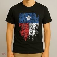 Texas Distressed Texas State Flag T-Shirt thumb 3