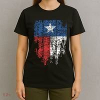 Texas Distressed Texas State Flag T-Shirt thumb 4