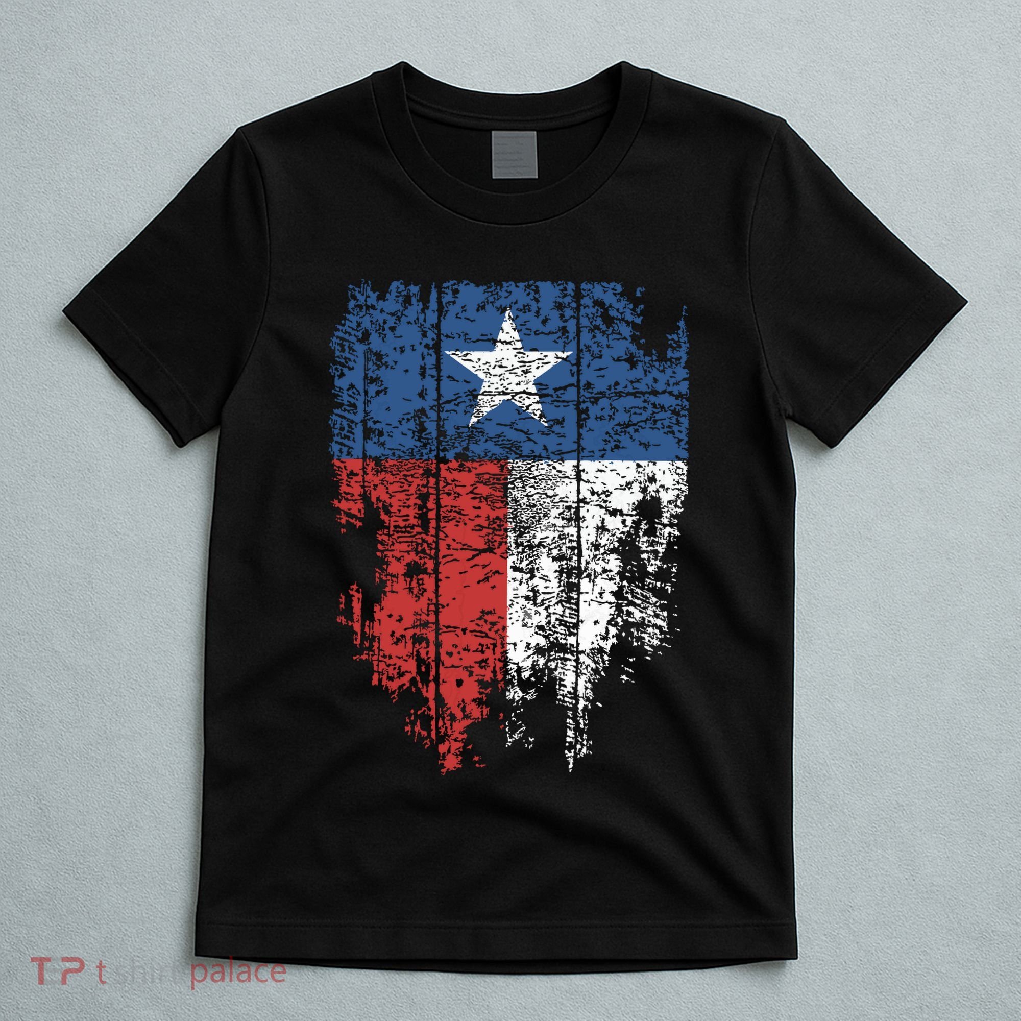 Texas Distressed Texas State Flag T-Shirt