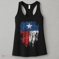 Texas Distressed Texas State Flag Women's Tank Top thumb 3